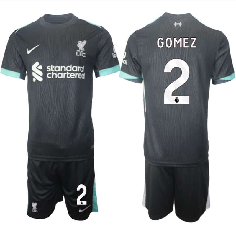 Men 2024-2025 Club Liverpool away Black #2 Soccer Jersey